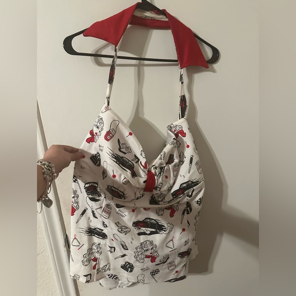 Tracy Lords Cry baby top collab with Laura Bynes pinup couture - Picture 1 of 2